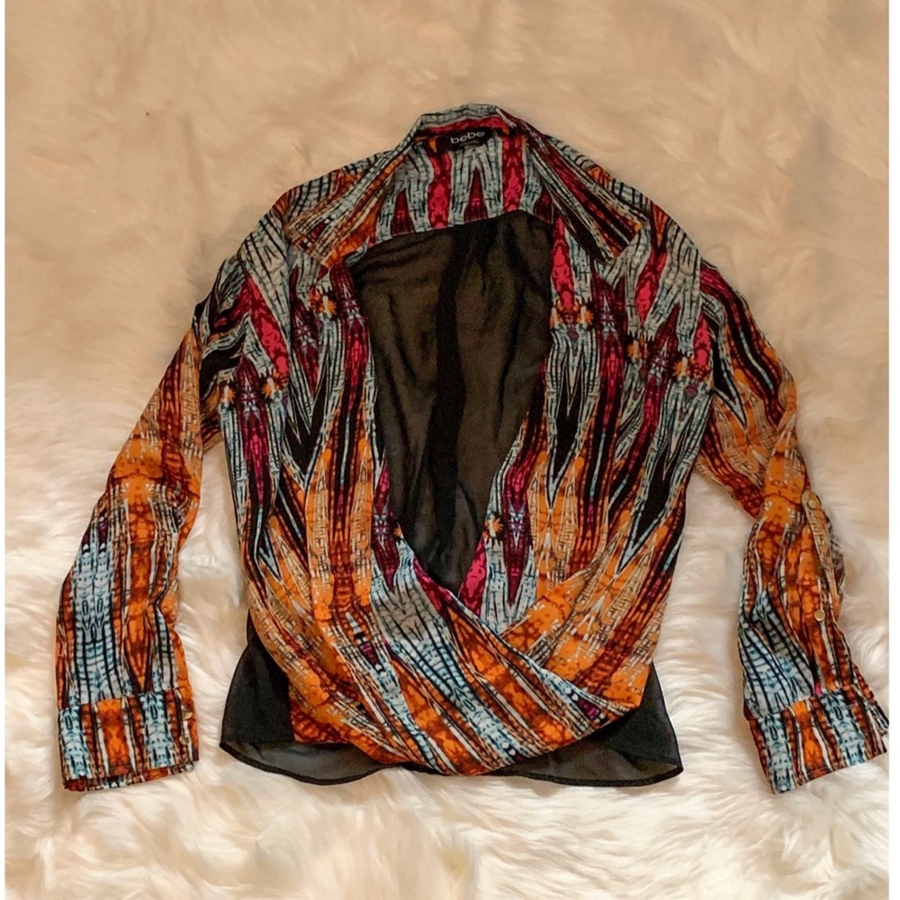 Bebe Confetti Blouse